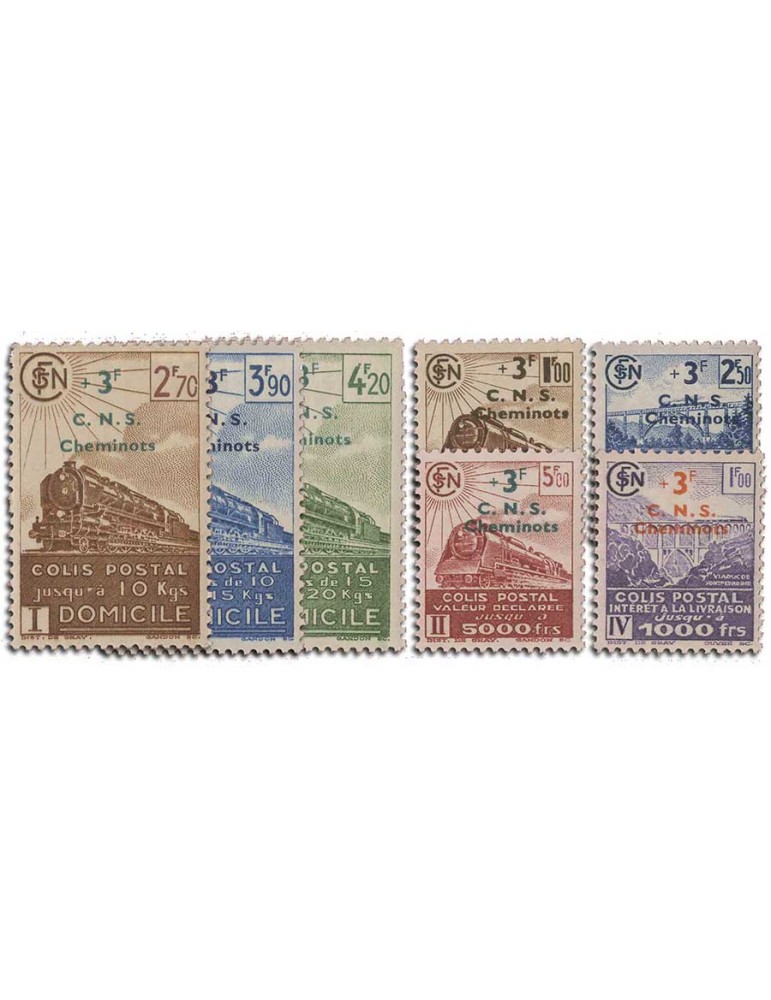 n° 191/199** - Timbre FRANCE Colis Postaux