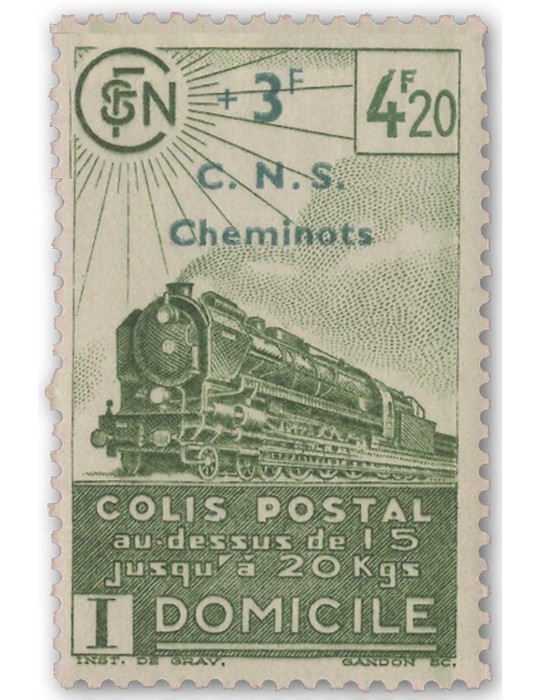 n° 191/199** - Timbre FRANCE Colis Postaux