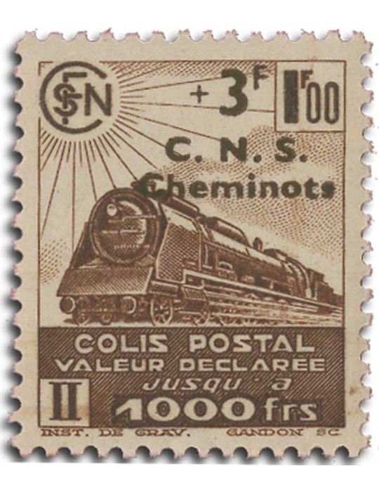 n° 191/199** - Timbre FRANCE Colis Postaux