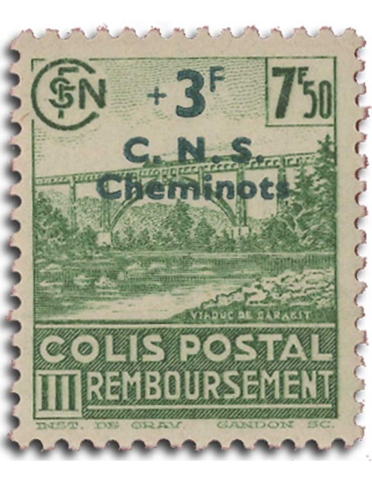 n° 191/199** - Timbre FRANCE Colis Postaux