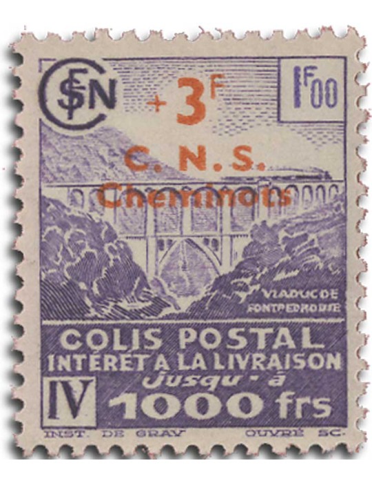n° 191/199** - Timbre FRANCE Colis Postaux