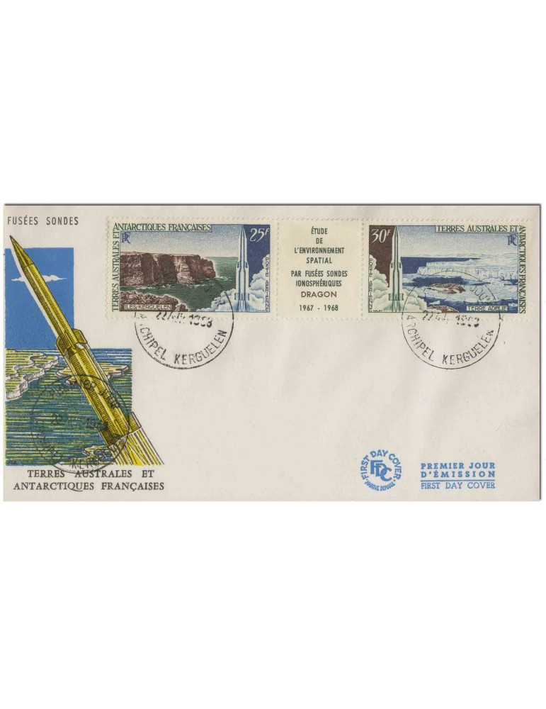 n° 16A obl. - Timbre TAAF Poste Aerienne
