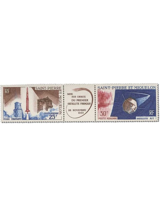 COLONIES : Lancement du 1er satellite français (Grande série coloniales)