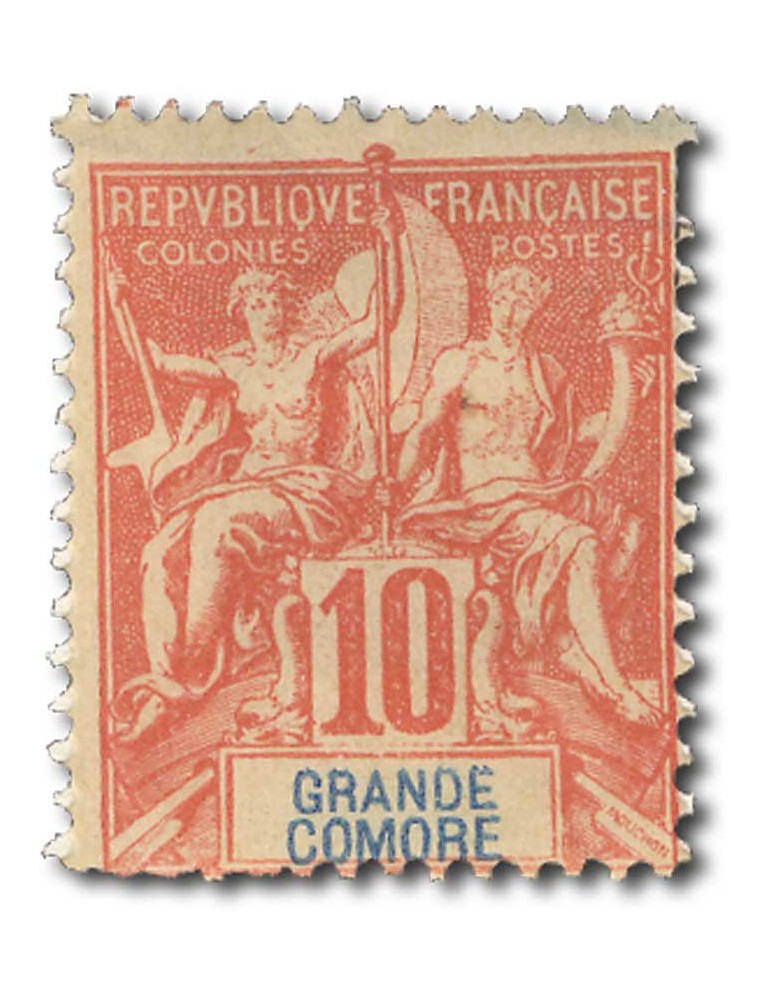n° 14/19* - Timbre GRANDE COMORE Poste