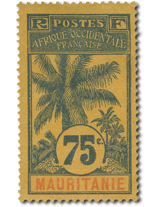 n° 1/16* (n° 14(*)) - Timbre MAURITANIE Poste
