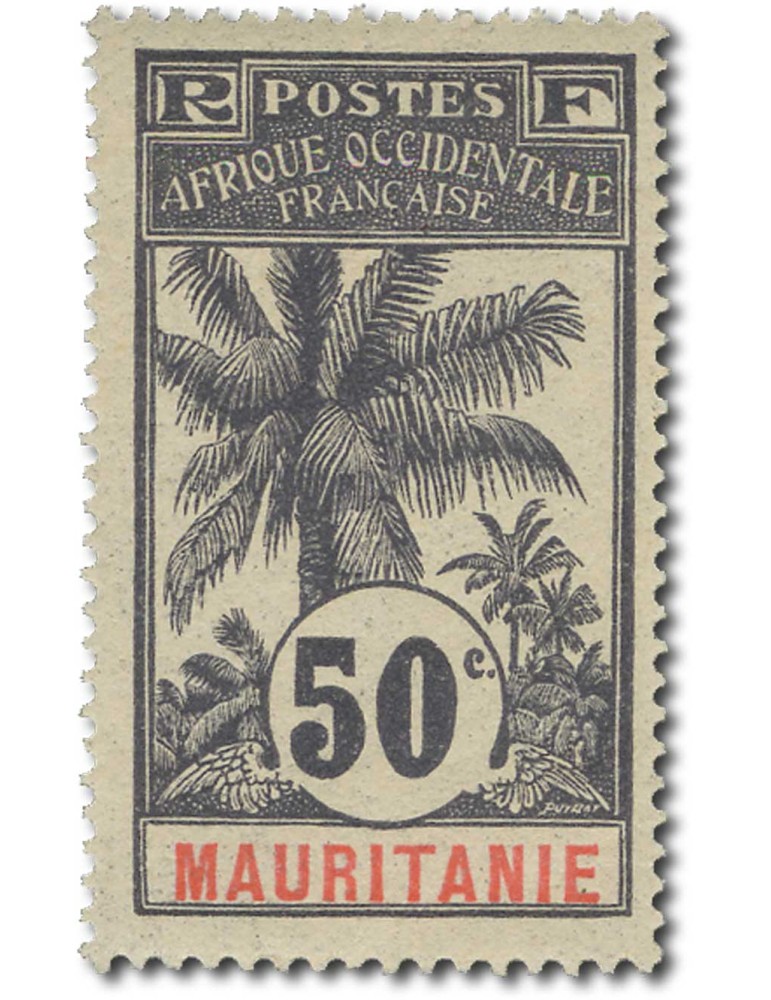 n° 1/16* (n° 14(*)) - Timbre MAURITANIE Poste