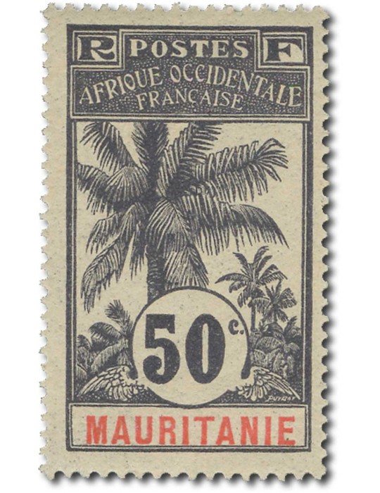 n° 1/16* (n° 14(*)) - Timbre MAURITANIE Poste