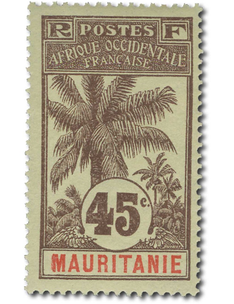 n° 1/16* (n° 14(*)) - Timbre MAURITANIE Poste