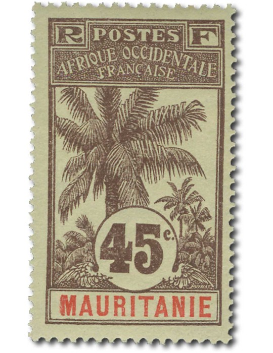 n° 1/16* (n° 14(*)) - Timbre MAURITANIE Poste
