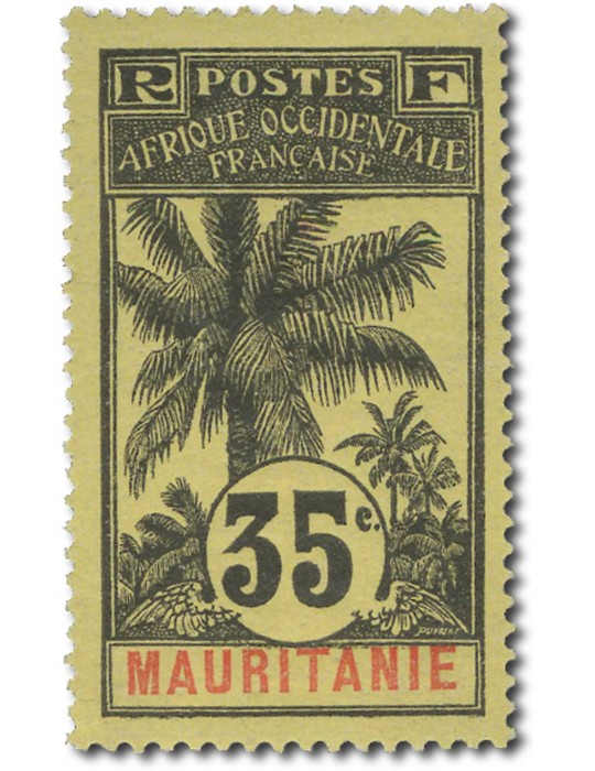 n° 1/16* (n° 14(*)) - Timbre MAURITANIE Poste