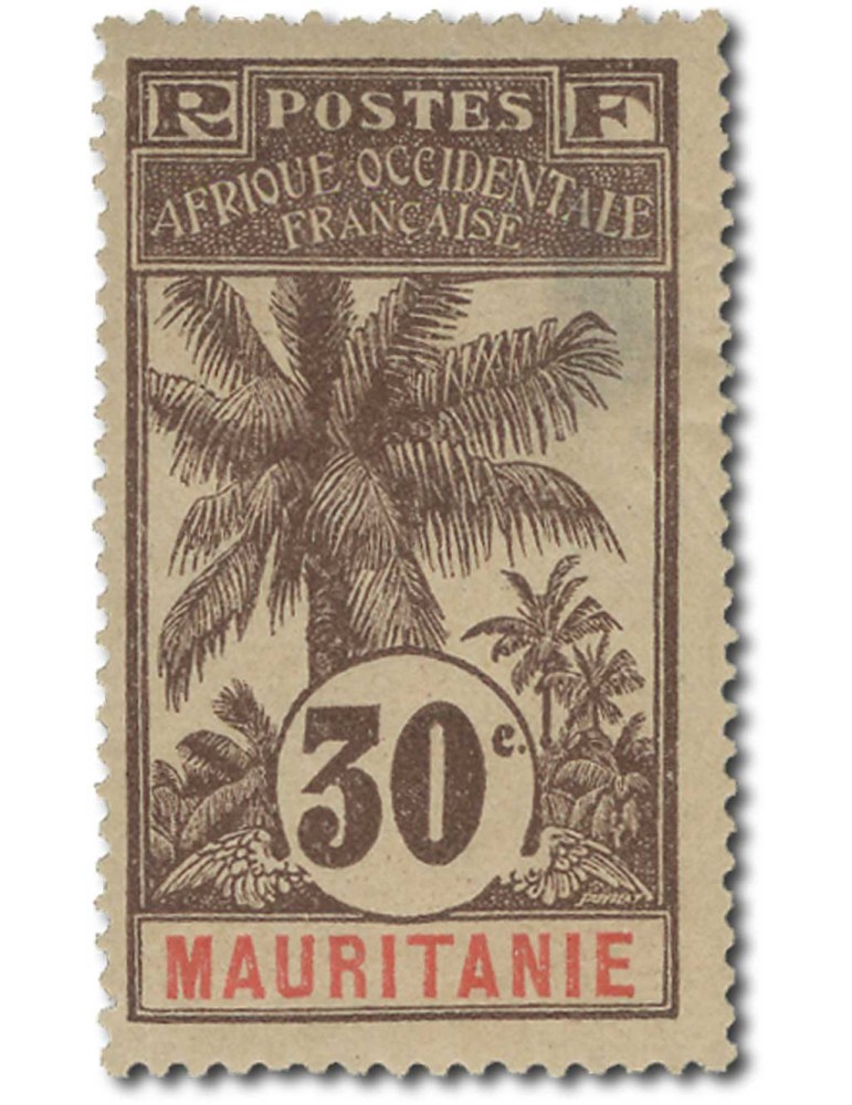n° 1/16* (n° 14(*)) - Timbre MAURITANIE Poste