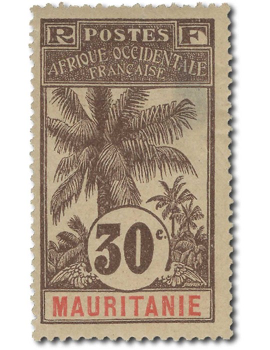 n° 1/16* (n° 14(*)) - Timbre MAURITANIE Poste