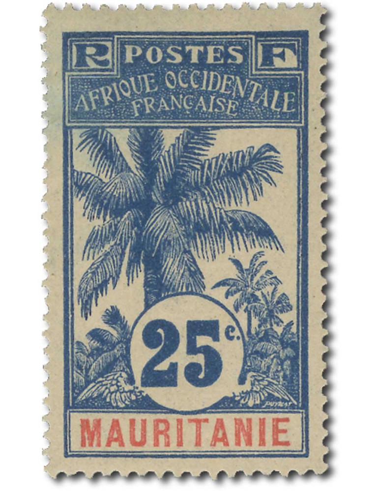 n° 1/16* (n° 14(*)) - Timbre MAURITANIE Poste