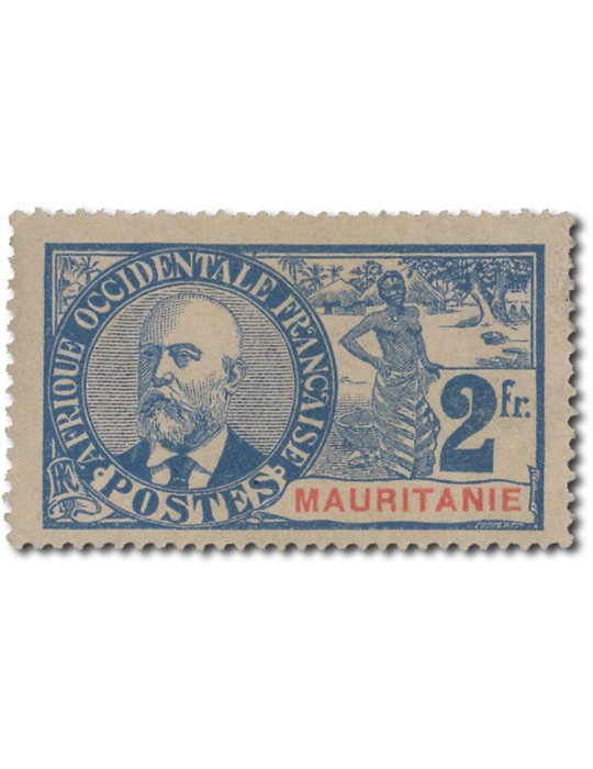 n° 1/16* (n° 14(*)) - Timbre MAURITANIE Poste