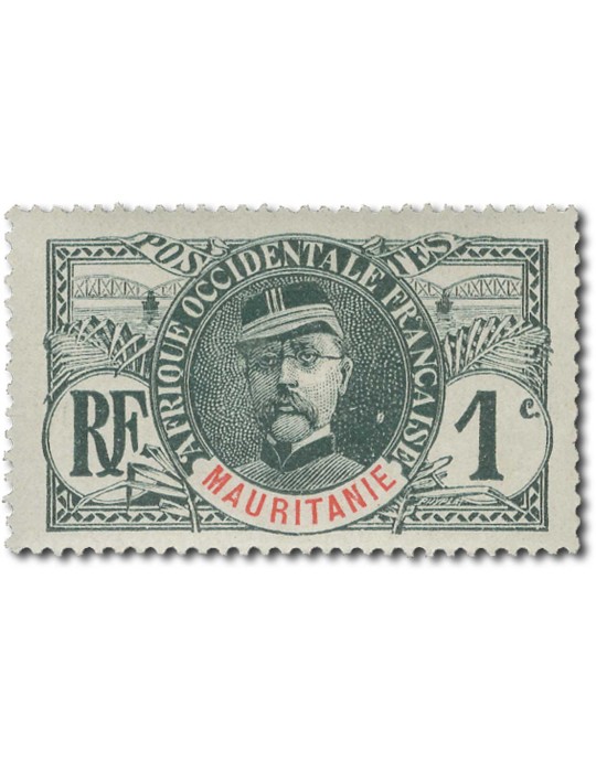 n° 1/16* (n° 14(*)) - Timbre MAURITANIE Poste