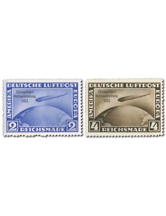 n° 42B/C* - Timbre ALLEMAGNE EMPIRE Poste Aerienne