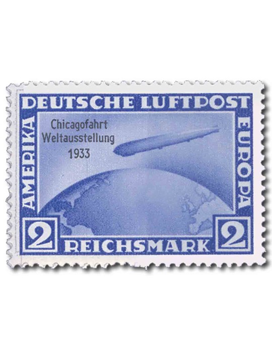 n° 42B/C* - Timbre ALLEMAGNE EMPIRE Poste Aerienne