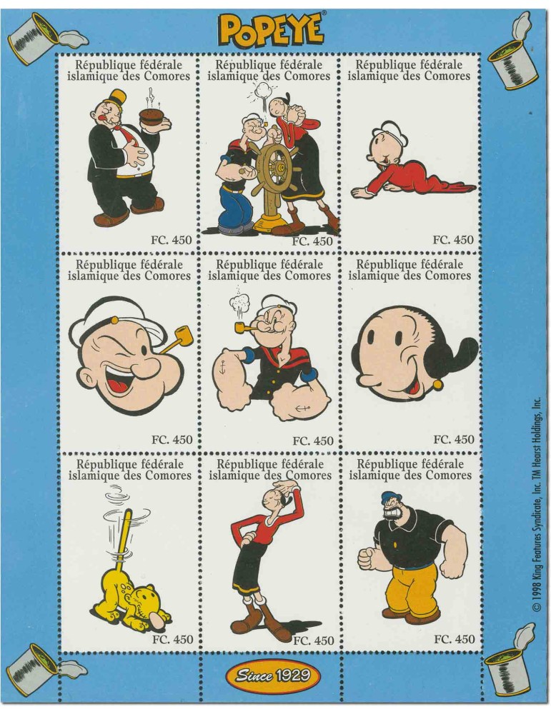 COMORES : Thématique (Popeye)