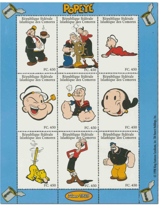 COMORES : Thématique (Popeye)