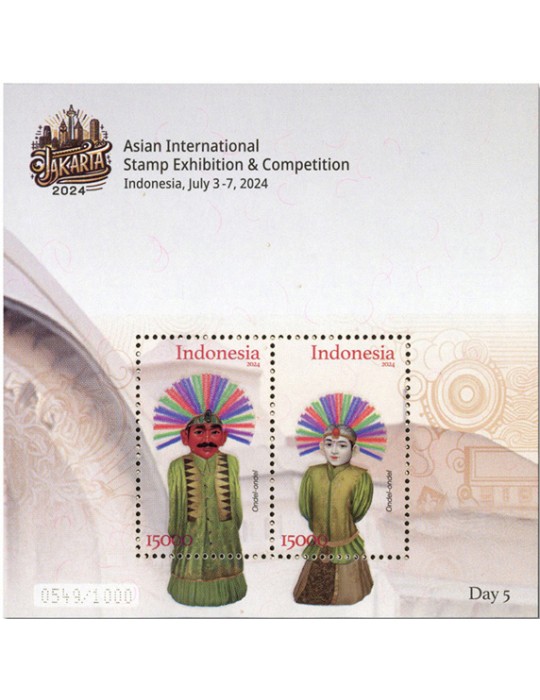 n° 397/401 - Timbre INDONESIE Blocs et feuillets