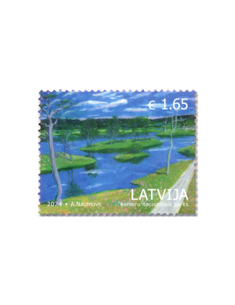 n° 1201 - Timbre LETTONIE Poste