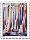 n° 1224 - Timbre LITUANIE Poste