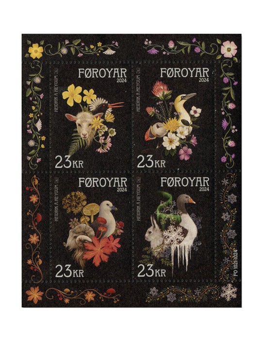 n° F1091 - Timbre ILE FEROE Poste