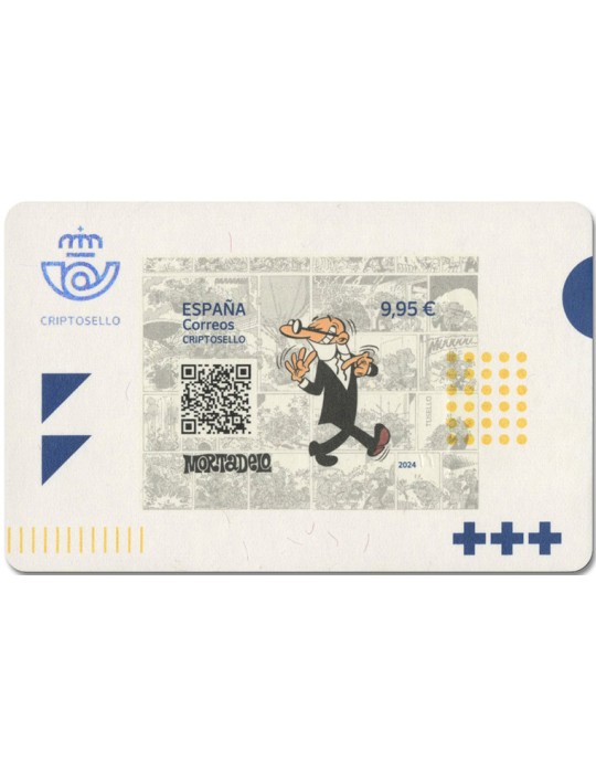 n° 1 - Timbre ESPAGNE Timbres Crypto