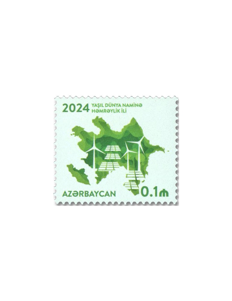 n° 1382/1385 - Timbre AZERBAIDJAN Poste
