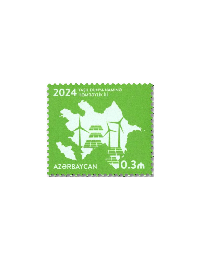 n° 1382/1385 - Timbre AZERBAIDJAN Poste