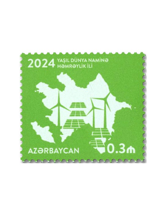 n° 1382/1385 - Timbre AZERBAIDJAN Poste