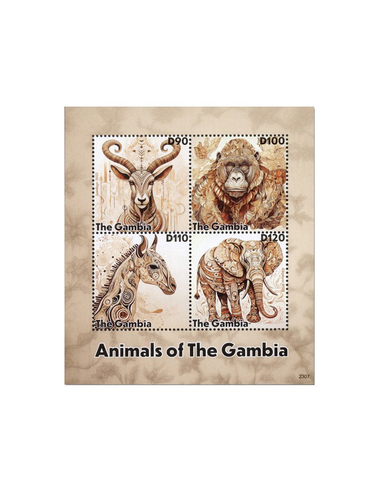 n° 6430/6433 - Timbre GAMBIE Poste