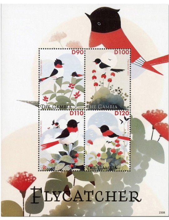 n° 6434/6437 - Timbre GAMBIE Poste