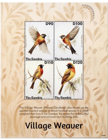 n° 6438/6441 - Timbre GAMBIE Poste