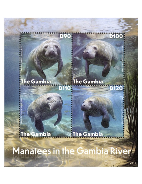 n° 6446/6449 - Timbre GAMBIE Poste