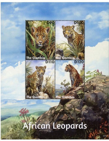 n° 6450/6453 - Timbre GAMBIE Poste