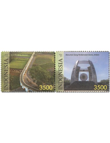 n° 3289/3290 - Timbre INDONESIE Poste