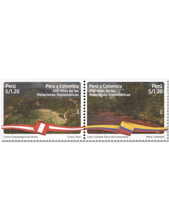 n° 2256/2257 - Timbre PEROU Poste