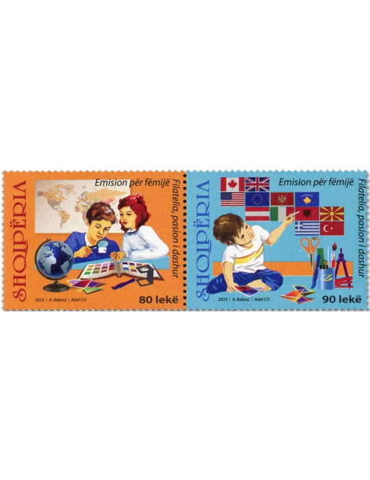 n° 3370/3371 - Timbre ALBANIE Poste