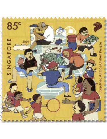 n° 2636/2639 - Timbre SINGAPOUR Poste 2