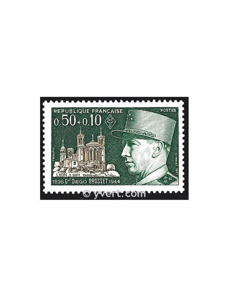 n° 1668 -  Timbre France Poste