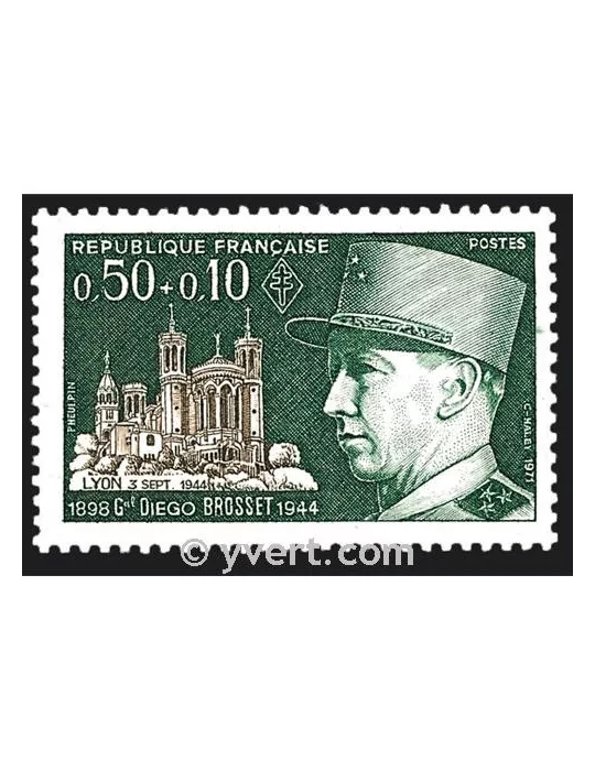 n° 1668 -  Timbre France Poste