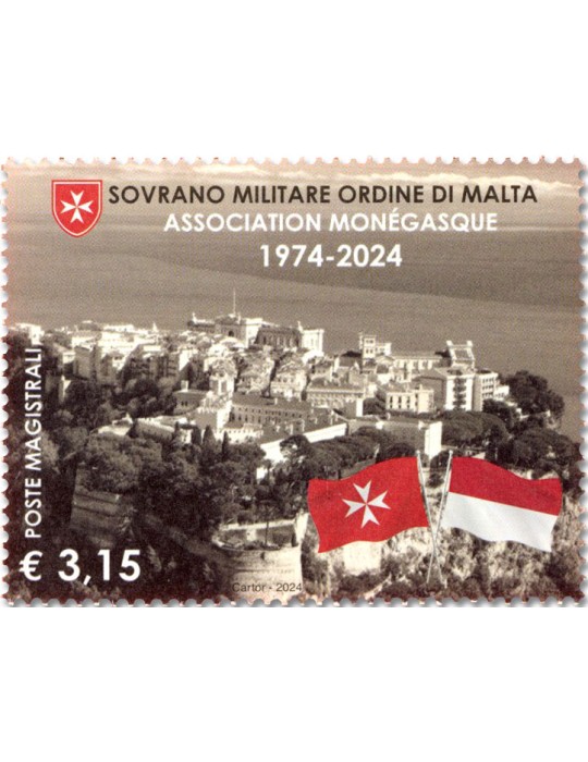 n° 1724 - Timbre ORDRE de MALTE Poste