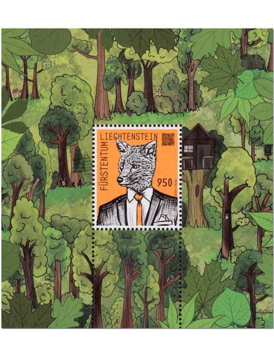 n° F18 - Timbre LIECHTENSTEIN Timbres Crypto