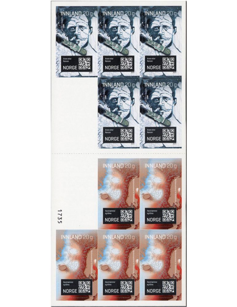 n° 2079/2080 - Timbre NORVEGE Poste