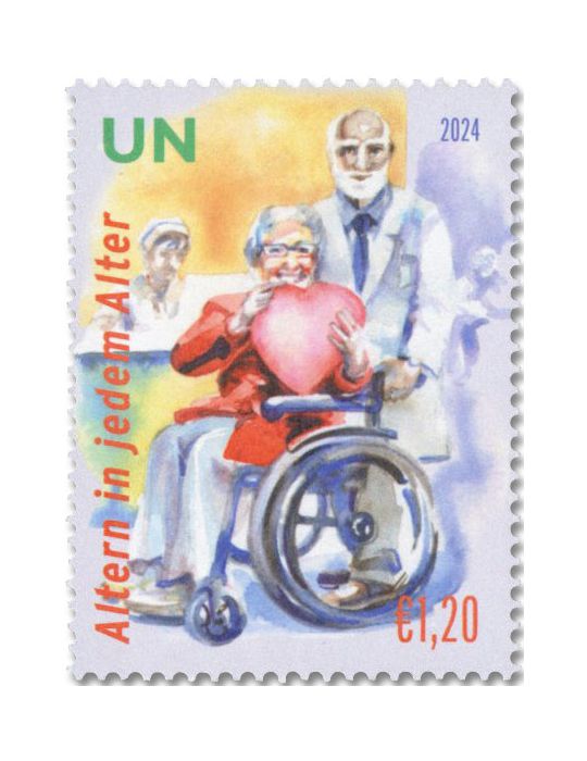 n° 1213 - Timbre ONU VIENNE Poste