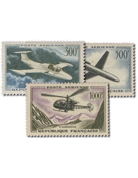 n° 35/37* - Timbre FRANCE Poste Aerienne
