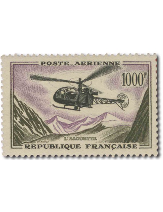 n° 35/37* - Timbre FRANCE Poste Aerienne
