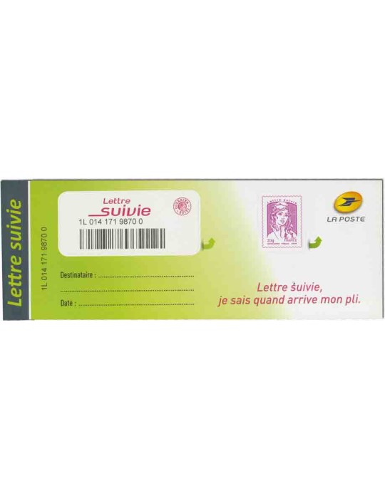 France : Lettre suivie LS1/LS5 neufs