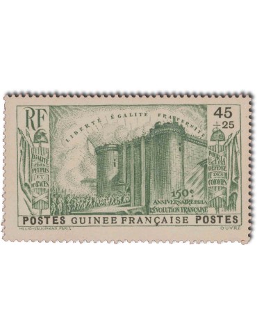 n° 153/157** - Timbre GUINEE Poste 2
